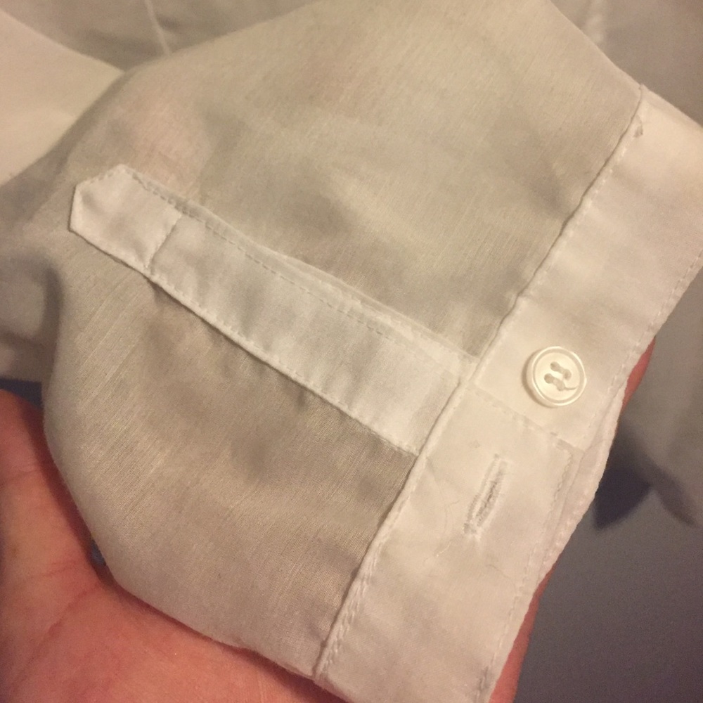 Sheer Ruffled Blouse-Size M - Picture 3 of 4